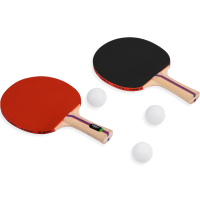 KRAFLA S-H200 Набор для настольного тенниса: ракетка (2шт), мяч (3шт)