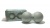 Шар массажный сдвоенный 16 х 8 см серый FT-EPP-168PB