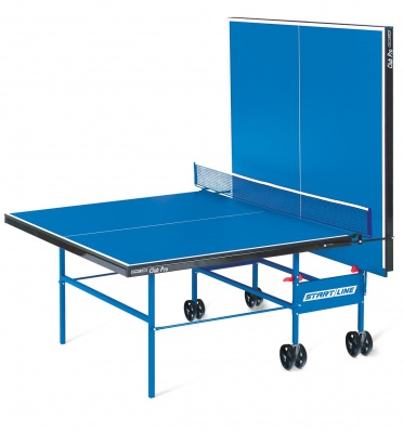 Теннисный стол складной для помещений "Start line Club-Pro Indoor" (274 Х 152.5 Х 76 см) с сеткой, синий