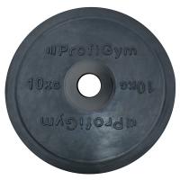 Черный олимпийский диск Profigym 10 кг