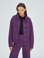 Женская джинсовая куртка LJCK068-22 р. S, Фиолет.