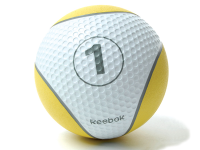 Медицинский мяч 1 кг желтый (ВЫСТАВОЧНЫЙ ОБРАЗЕЦ) RE-21121