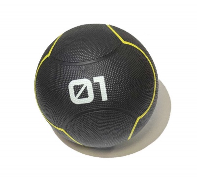 Мяч тренировочный черный 1 кг FT-UBMB-1