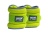 Комплект утяжелителей весом 2 кг (пара) ярко-зеленые FT-AW02-AG