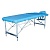 Массажный стол DFC NIRVANA, Elegant LUXE, 186х70х4 см, алюм. ножки, цвет св.голубой (Lt.Blue)