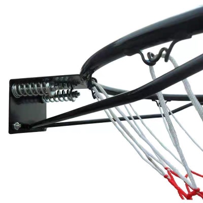 Кольцо баскетбольное Proxima с пружинами,черн.