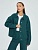 Женская джинсовая куртка LJCK068-23 р. S, Зелёный