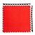 Будо-мат, 100 x 100 см, 25 мм, цвет чёрно-красный