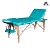 Массажный стол DFC NIRVANA, Relax Pro , дерев. ножки, цвет зеленый