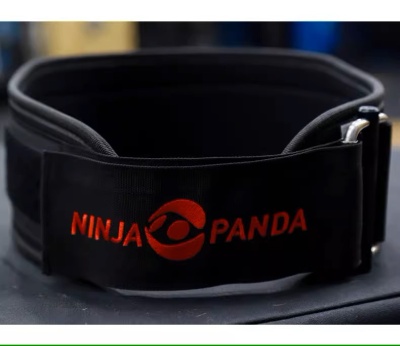 NinjaPanda нейлоновый пояс для фитнеса CrossFit Черный XL (99 ~ 107 см)