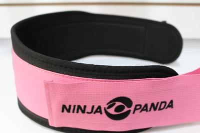 NinjaPanda нейлоновый пояс для фитнеса CrossFit Розовый M (81~89см)